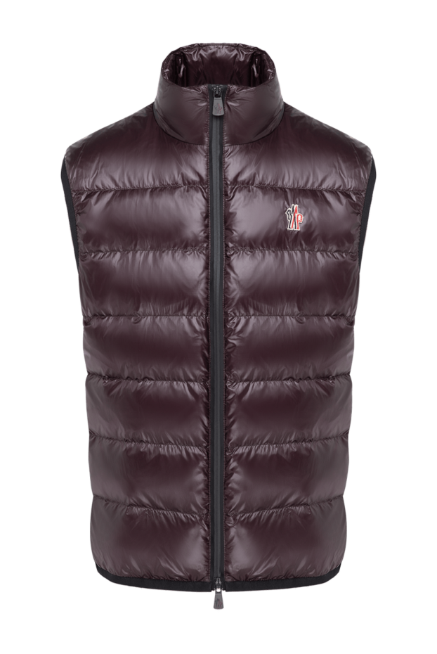 Moncler men's warm vest burgundy 184938 - photo 1