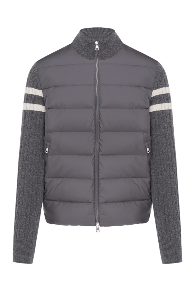 Moncler men's knitted gray jacket 184946 - photo 1