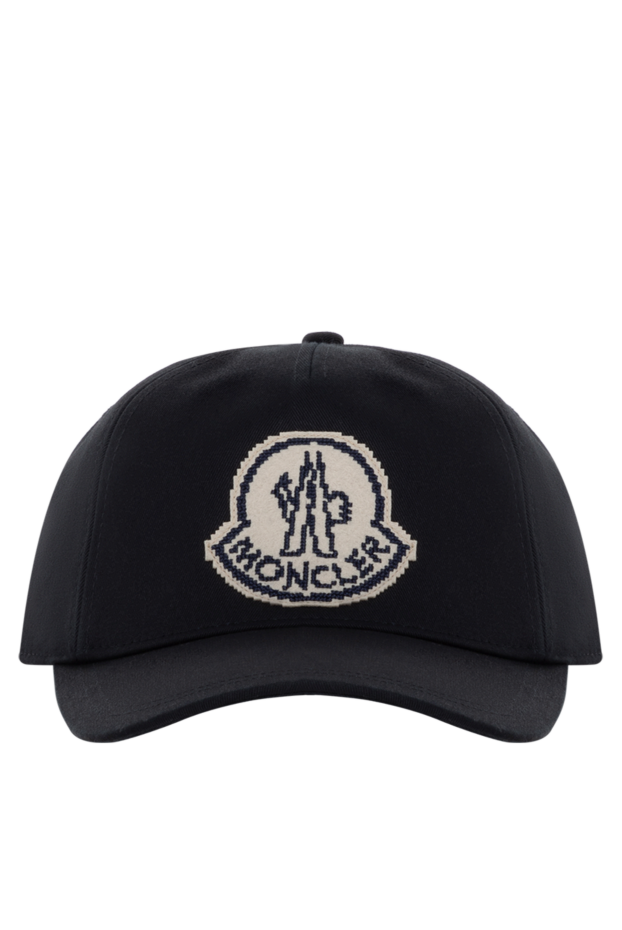 Moncler black men's baseball cap with logo 184947 - photo 1