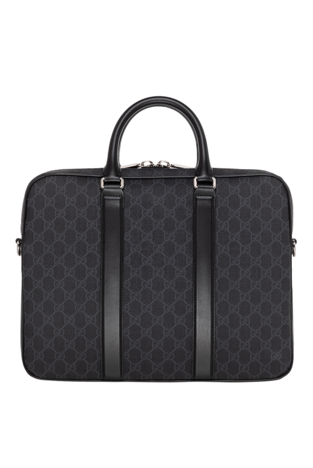 GG briefcase with shoulder strap men's black - photo 1
