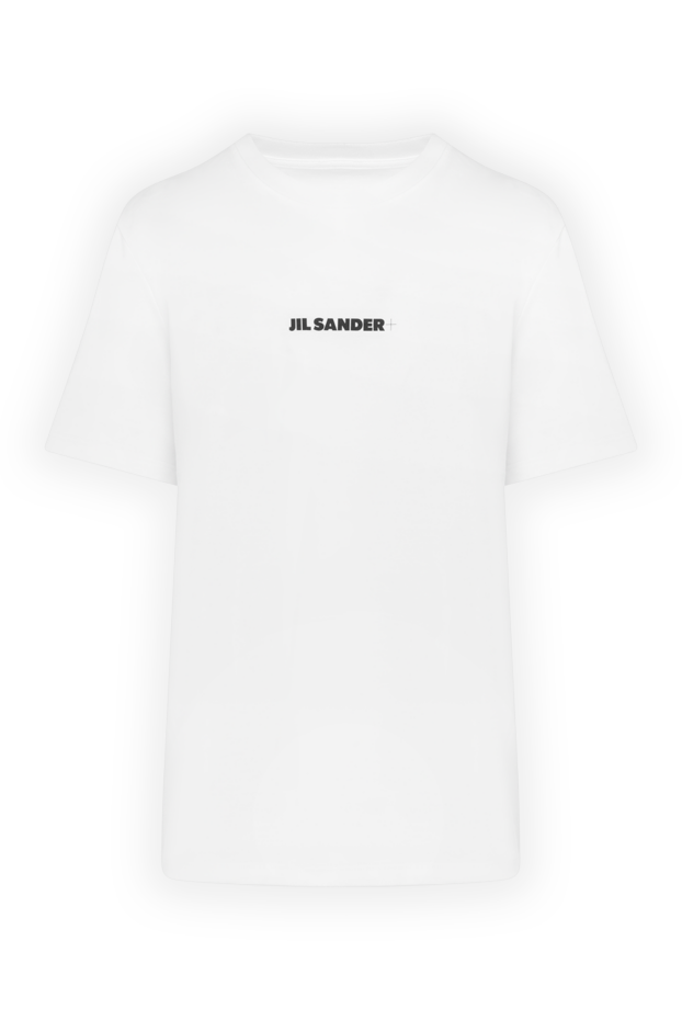 Jil Sander футболка біла жіноча з бавовни з логотипом 184959 - фото 1