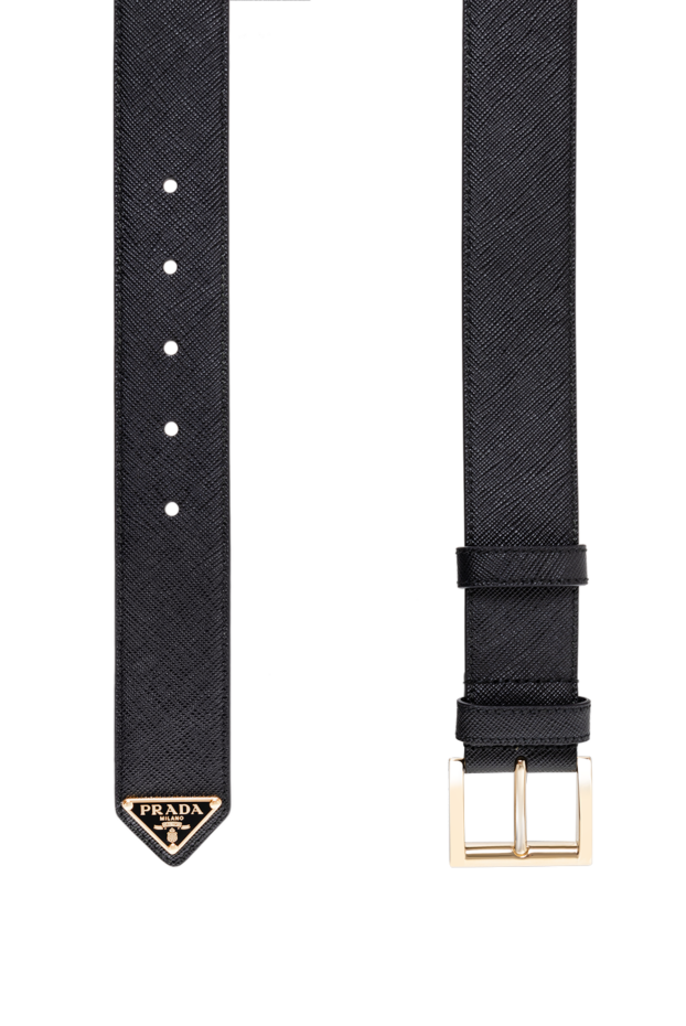 Prada women's belt with black leather logo. 184963 - photo 3