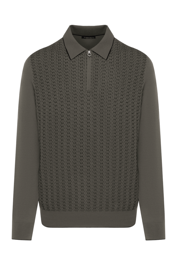Stefano Ricci green long sleeve polo with alligator logo 184989 - photo 1