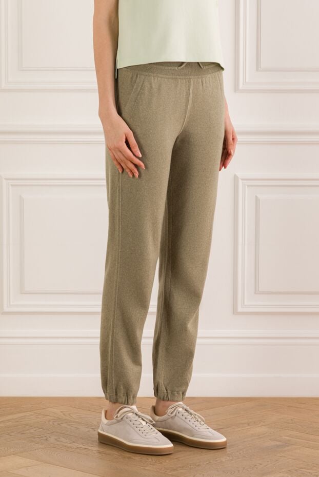Loro Piana men's gray trousers with drawstring 185032 - photo 3