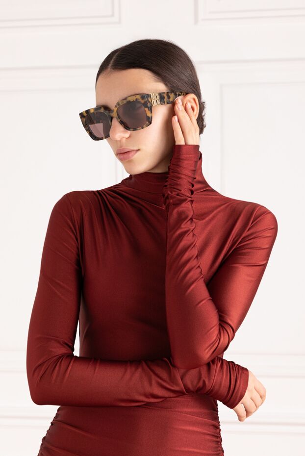 Dior miss dior tortoise pattern square sunglasses brown 185043 - photo 3