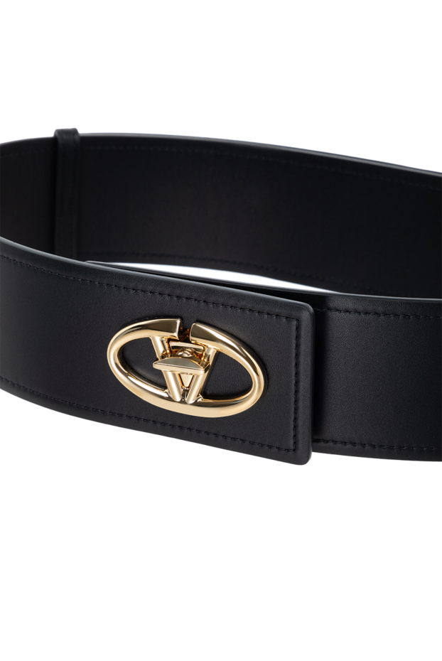 Valentino black women's belt with logo 185058 - photo 3