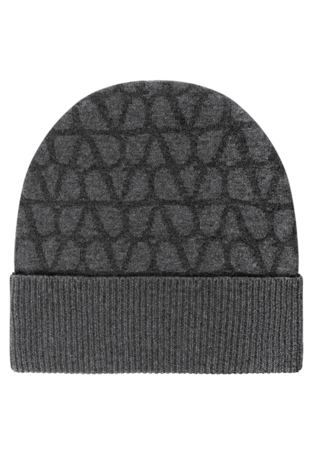 Valentino winter hat for women gray woolen 185060 - photo 1