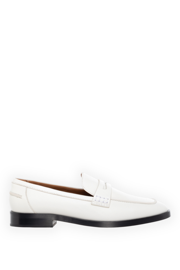 Fleur de Paris loafers for women leather white 185102 - photo 1