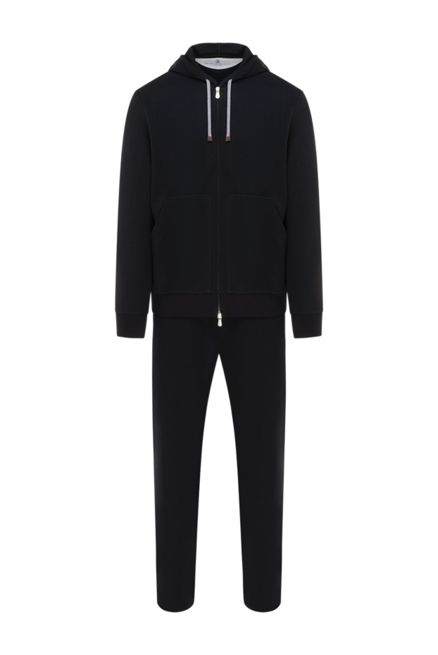 Brunello Cucinelli спортивний костюм чоловічий чорний з капюшоном 185196 - фото 1