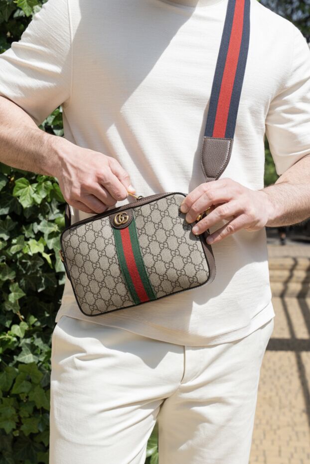Gucci small ophidia shoulder bag beige 185226 - photo 2