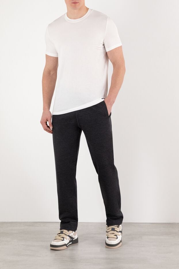 Billionaire men's warm gray trousers 185231 - photo 2