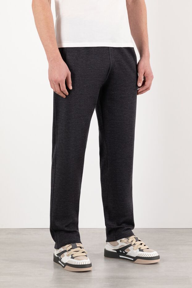 Billionaire men's warm gray trousers 185231 - photo 3