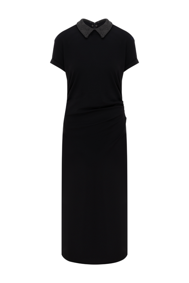 Brunello Cucinelli midi dress with sequins black 185235 - photo 1