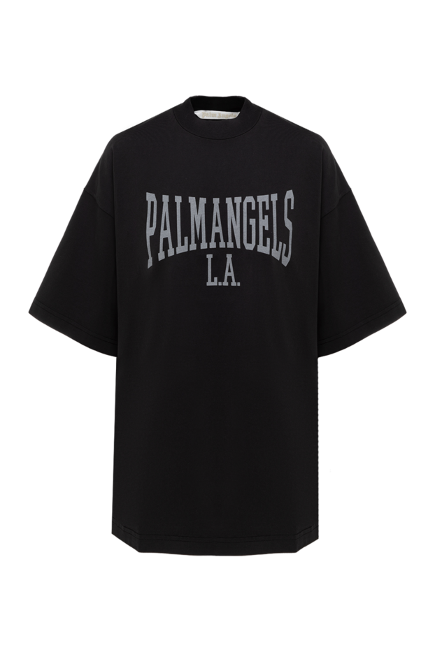 Palm Angels футболка жіноча чорна оверсайз з логотипом 185294 - фото 1