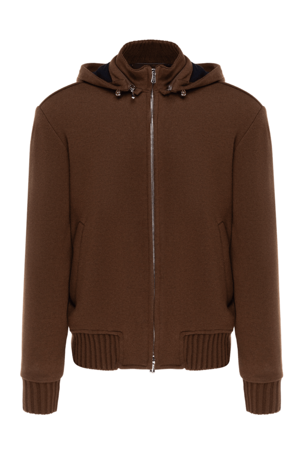 Men's brown cashmere sweatshirt - photo 1
