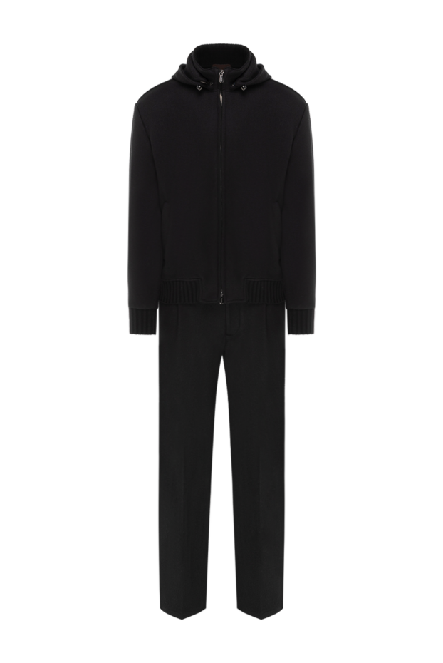 Enrico Mandelli black cashmere walking suit with hood 185326 - photo 1