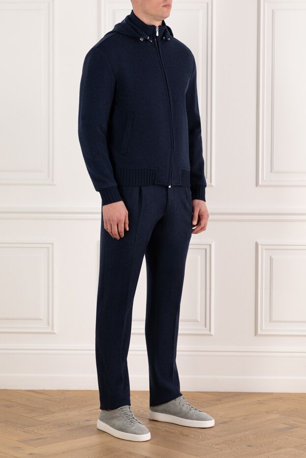 Enrico Mandelli warm sports suit for men blue 185331 - photo 3