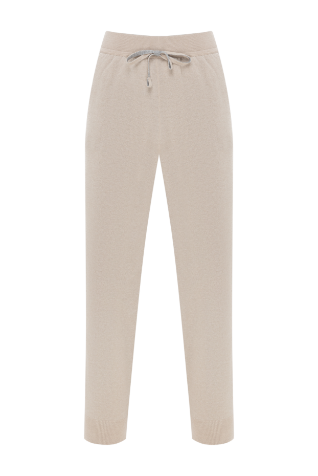 Loro Piana men's knitted cashmere trousers, beige 185360 - photo 1