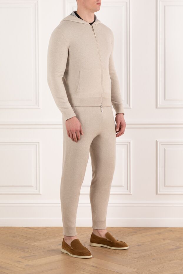 Loro Piana beige men's cashmere sports suit 185361 - photo 3
