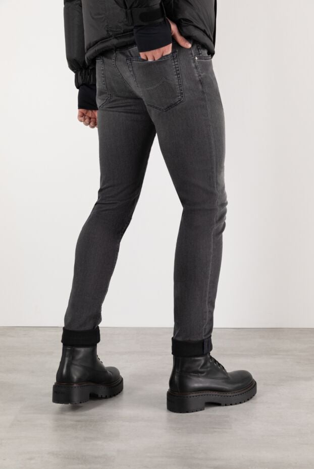 Prada black men's leather work boots 185374 - photo 3