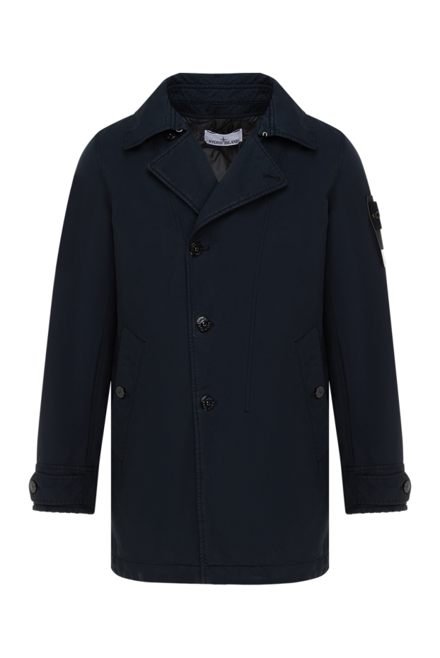 Stone Island men's blue asymmetrical jacket 185388 - photo 1