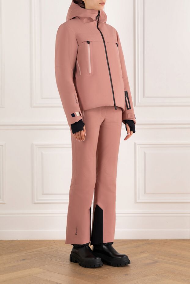 Moncler women's grenoble pink ski suit 185401 - photo 3