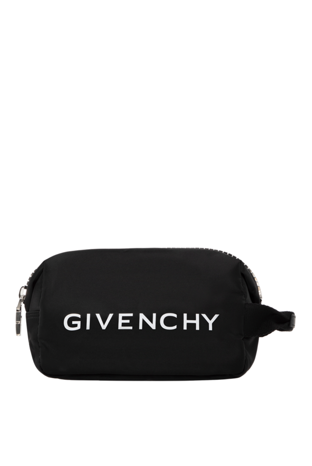 Givenchy nylon cosmetic bag g-zip black men's 185432 - photo 1
