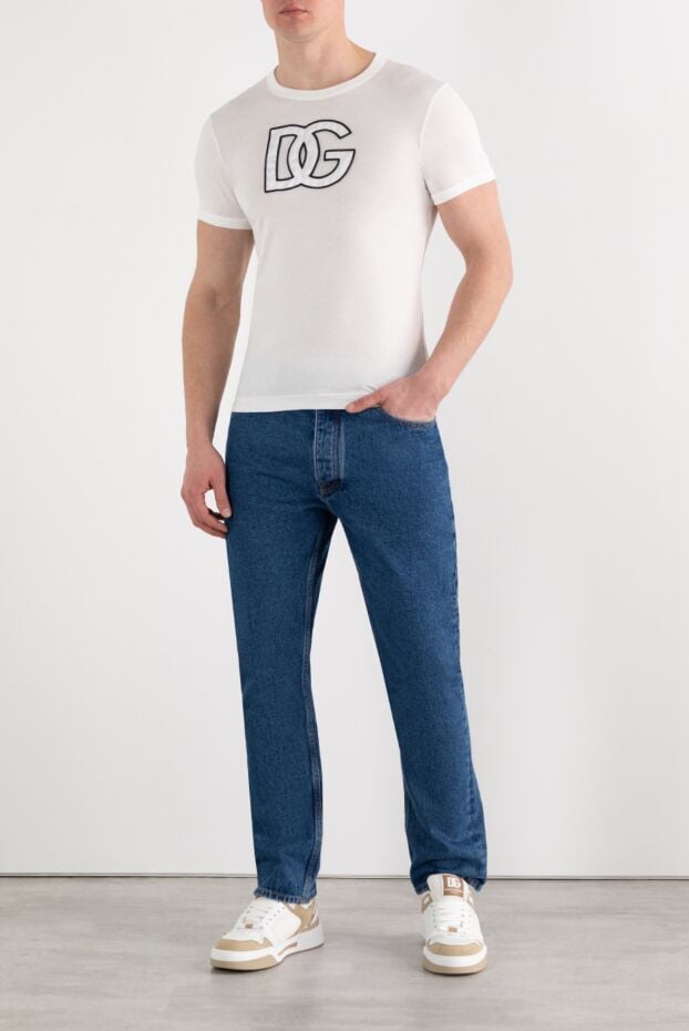 Dolce & Gabbana cotton t-shirt with a 3d black monogram print 185446 - photo 2