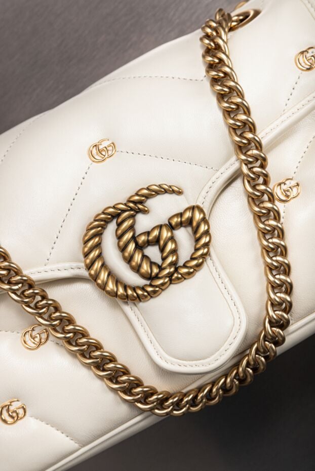 Gucci gg marmont small shoulder bag with chain strap 185530 - photo 2
