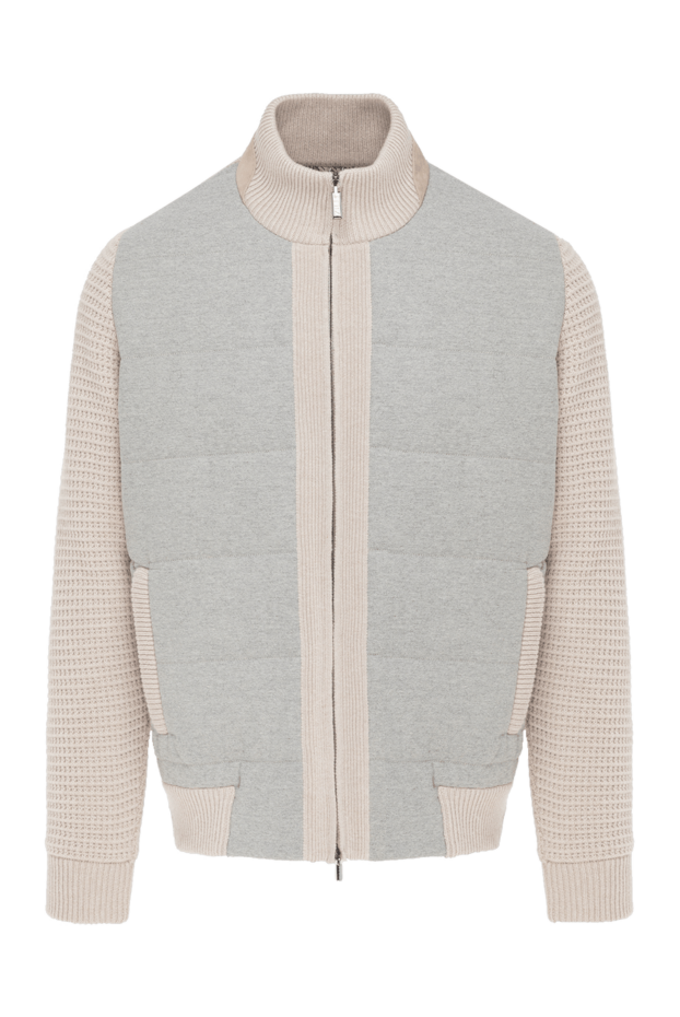 Zilli cashmere bomber jacket gray for men 185619 - photo 1