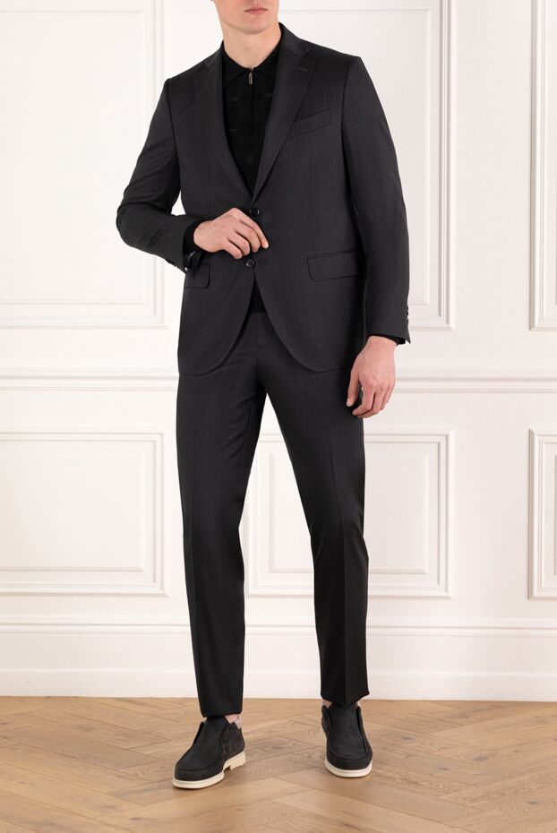Sartoria Latorre men's classic gray wool suit 185623 - photo 2
