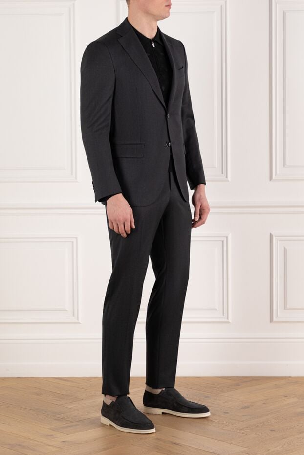 Sartoria Latorre men's classic gray wool suit 185623 - photo 3