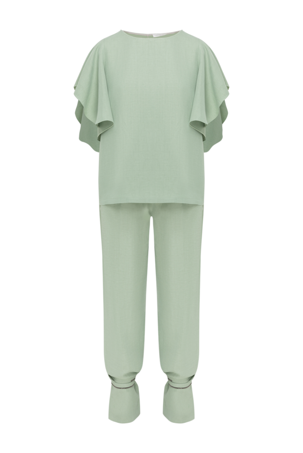 Fabiana Filippi women's suit with trousers green 185639 - photo 1
