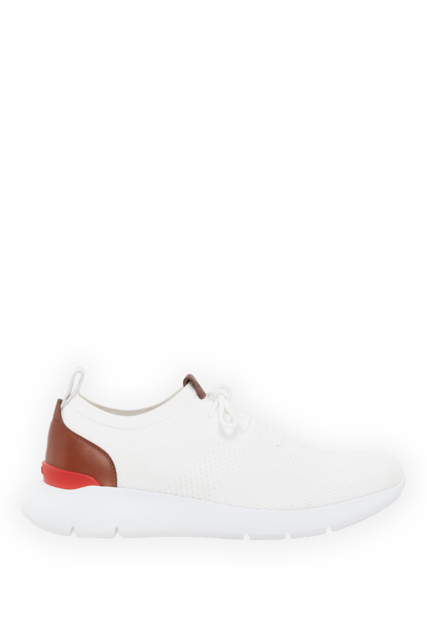 Isaia men's white cotton sneakers 185664 - photo 1