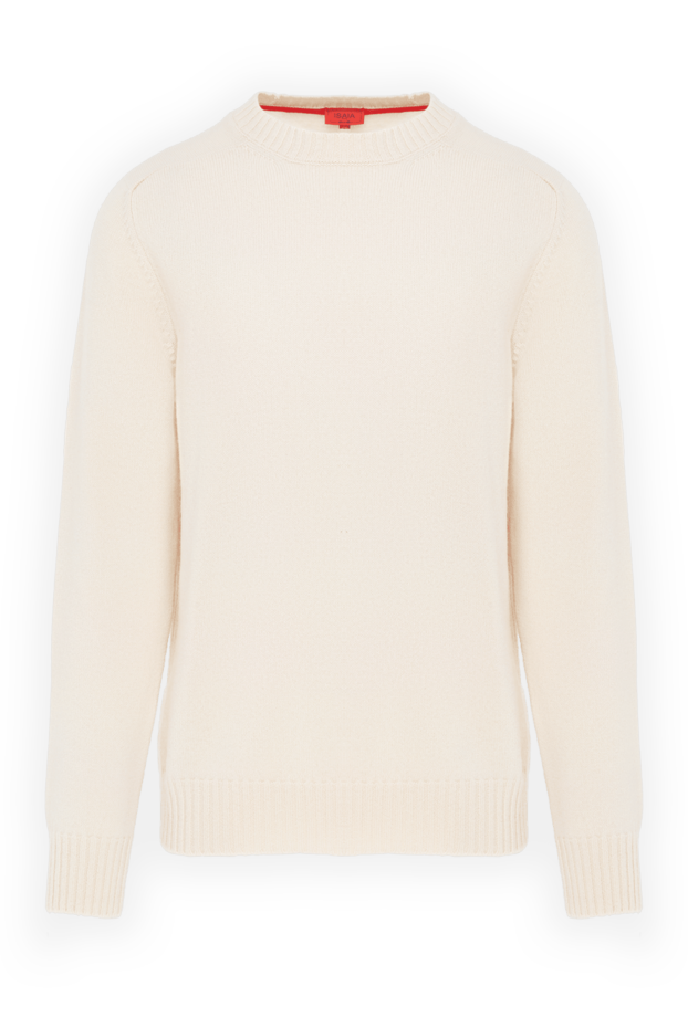 Isaia men's knitted cashmere jumper white 185678 - photo 1