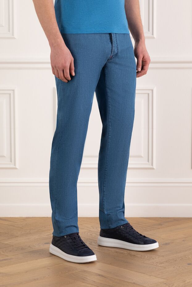 Kiton straight-leg jeans with a classic fit and signature hardware 185690 - photo 3