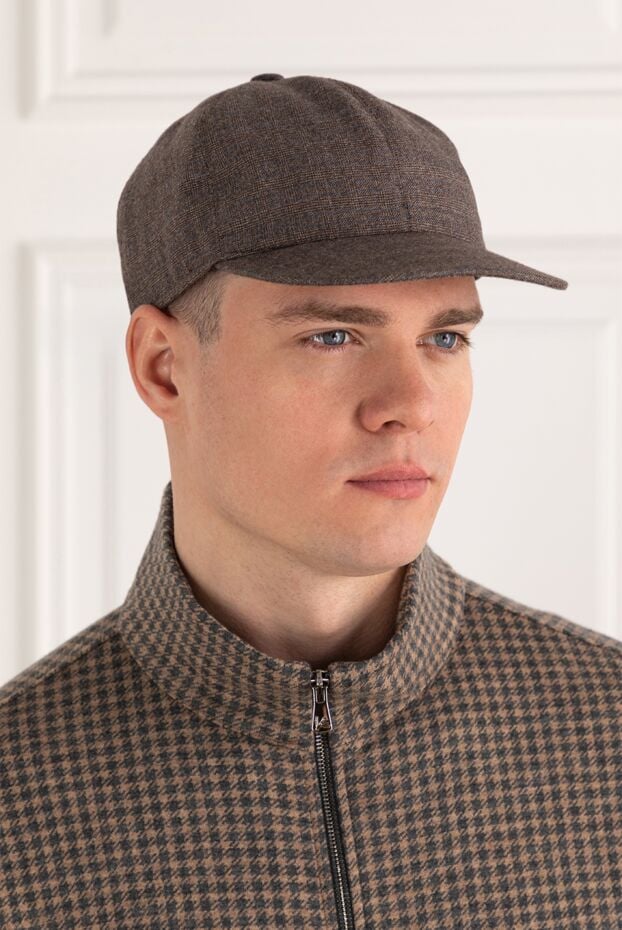 Kiton cashmere cap warm brown 185704 - photo 2
