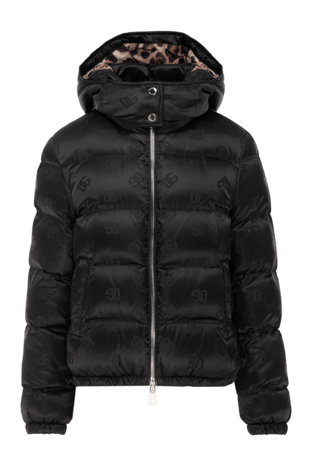 Dolce & Gabbana satin down jacket with all-over jacquard dg pattern 185952 - photo 1