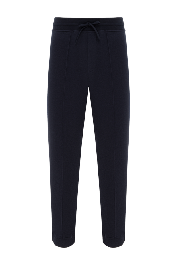 Loro Piana whitney blue men's trousers with tie 185990 - photo 1