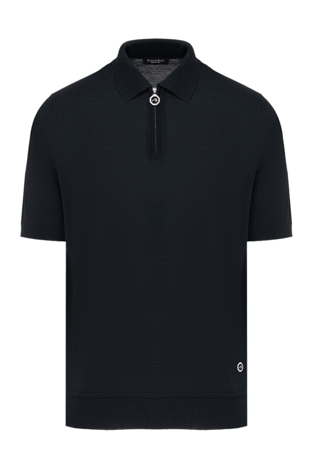 Stefano Ricci men's gray knitted silk polo 186122 - photo 1