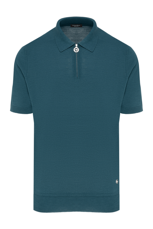 Stefano Ricci men's green knitted silk polo 186125 - photo 1