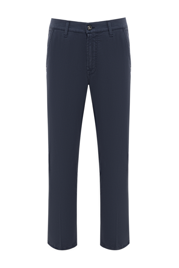 Stefano Ricci men's blue trousers with a worn effect 186151 - photo 1