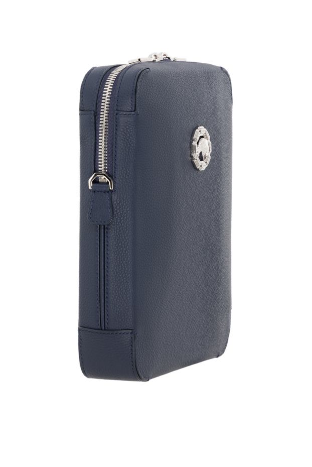 Stefano Ricci men's cross-body bag made of calfskin, blue 186162 - photo 3