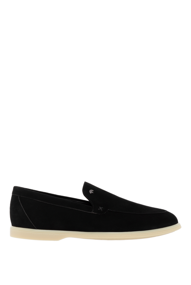 Stefano Ricci summer black loafers for men made of suede 186165 - photo 1