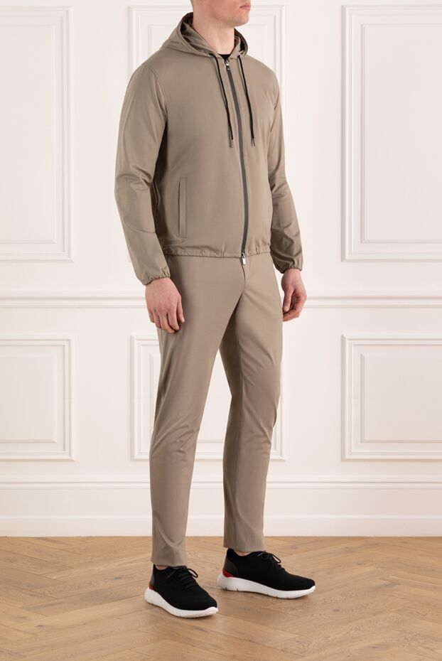 Tombolini beige tracksuit with hood 186174 - photo 3