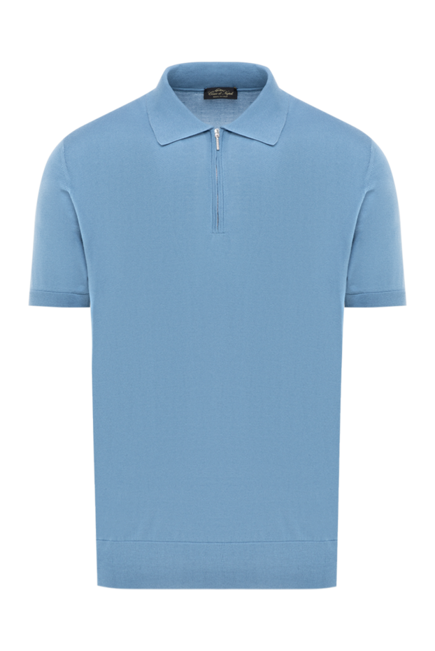 Cesare di Napoli lightweight silk polo with a zip fastening and a soft texture 186188 - photo 1