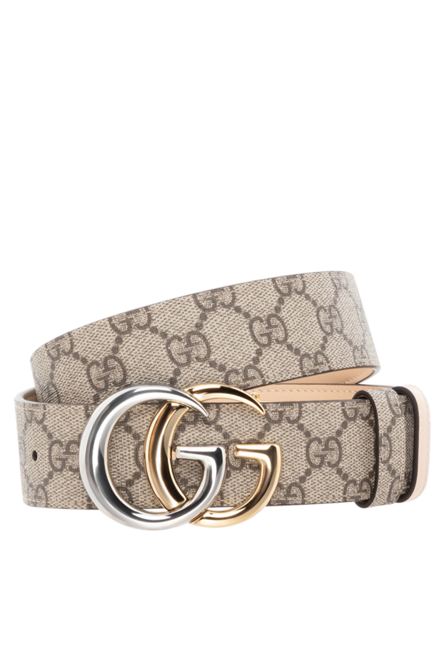 Gucci women's double-sided gg marmont genuine leather belt 186285 - photo 1