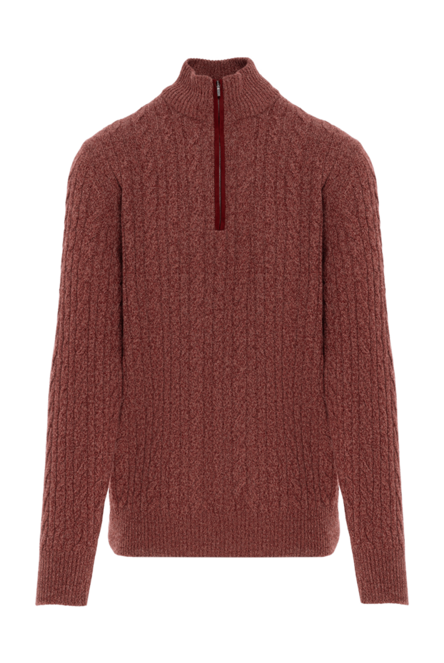 Loro Piana treccia cashmere jumper red 186356 - photo 1