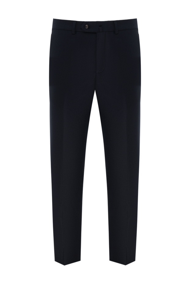 Loro Piana men's blue carlo trousers made of wool and cashmere 186359 - photo 1