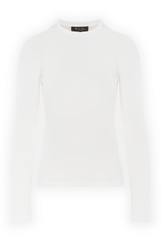 Loro Piana women's white soft cashmere jumper 186374 - photo 1